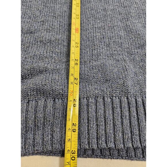 Mens Gray Croft & Barrow Sweater 1/4 Zip Long Sleeve Size 2XB - Picture 9 of 13